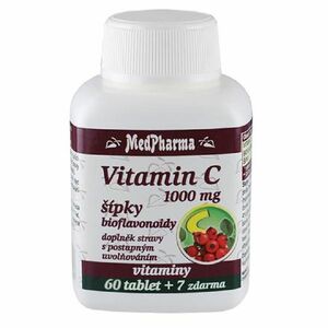 MEDPHARMA Vitamín C 1000 mg s šípky 67 tablet obraz