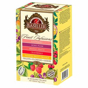 BASILUR Fruit infusions assorted III. variace ovocných čajů 20 sáčků obraz