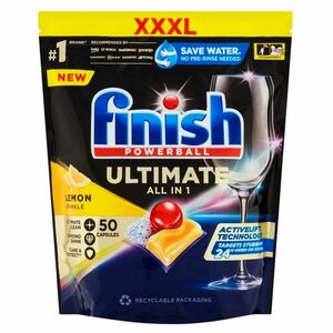FINISH Ultimate All in 1 Kapsle do myčky nádobí Lemon Sparkle 50 ks obraz