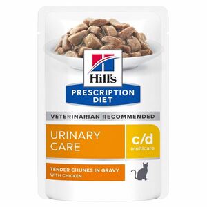 HILL'S Prescription Diet c/d Multicare kuře kapsičky pro kočky 12 x 85 g obraz