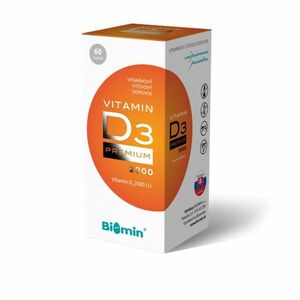 BIOMIN Vitamin D3 Premium+ 2000 I.U. 60 tobolek obraz