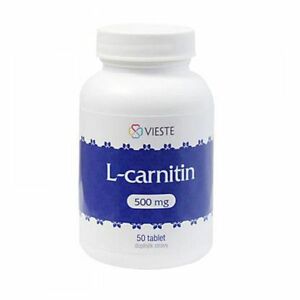 VIESTE L-carnitin 500 mg 50 tablet obraz
