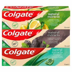 Colgate Natural Extracts Mix zubní pasta 3x 75ml obraz
