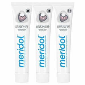 MERIDOL Gum protection Gentle White Zubní pasta pro ochranu dásní a jemné bělení 3x 75 ml obraz