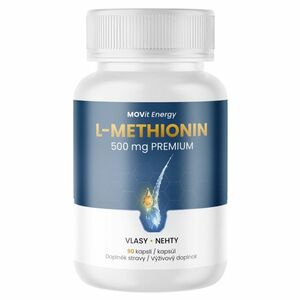 MOVIT ENERGY Methionin PREMIUM 500 mg 90 veganských kapslí obraz