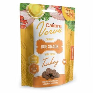 CALIBRA Verve Crunchy Snack Fresh Turkey pamlsky s krůtou pro psy 150 g obraz