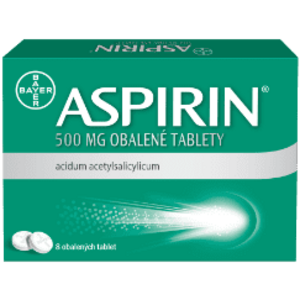 Aspirin 500 mg 8 tablet obraz