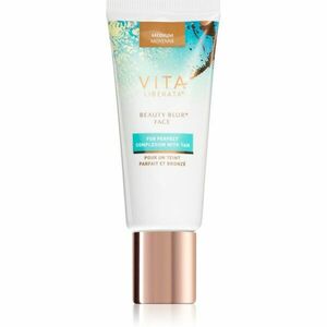 Vita Liberata Beauty Blur Face tónovaný samoopalovací krém pro rozjasnění a hydrataci odstín Medium 30 ml obraz