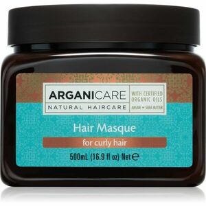 Arganicare Argan Oil & Shea Butter Hair Masque hydratační a vyživující maska pro kudrnaté vlasy 500 ml obraz