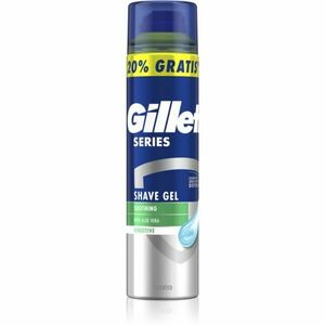 Gillette Series Aloe Vera zklidňující gel na holení 240 ml obraz