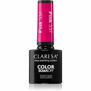 Claresa SoakOff UV/LED Color Balloon Journey gelový lak na nehty odstín Pink 537 5 g obraz