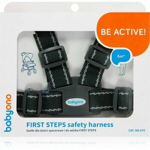 BabyOno Be Active Safety Harness First Steps doplněk pro děti Black 6 m+ 1 ks obraz