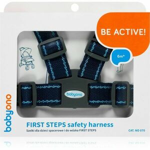 BabyOno Be Active Safety Harness First Steps doplněk pro děti Dark Blue 6 m+ 1 ks obraz