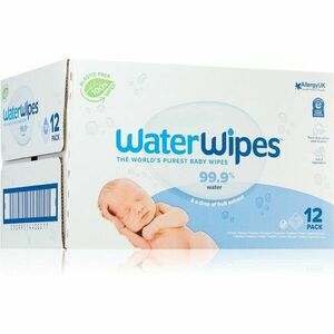 Water Wipes Baby Wipes 12 Pack dětské jemné vlhčené ubrousky 12x60 ks obraz