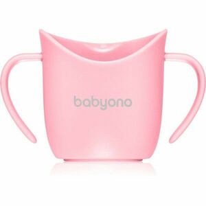 BabyOno Be Active Ergonomic Training Cup tréninkový hrnek s držadly Pink 6 m+ 120 ml obraz