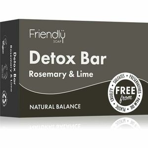 Friendly Soap Detox Bar Rosemary & Lime přírodní mýdlo 95 g obraz