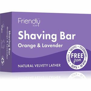 Friendly Soap Shaving Bar Orange & Lavender přírodní mýdlo na holení 95 g obraz