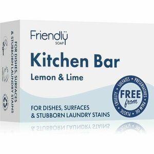 Friendly Soap Kitchen Bar Lemon & Lime přírodní mýdlo 95 g obraz