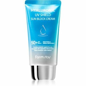 Farmstay Hyaluronic UV Shield Sun Block Cream ochranný pleťový krém s kyselinou hyaluronovou SPF 50+ 70 g obraz