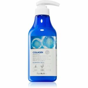 Farmstay Collagen Water Full šampon a kondicionér 2 v 1 s kolagenem 530 ml obraz