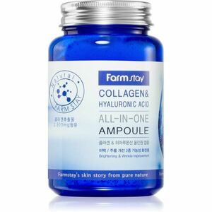 Farmstay Collagen & Hyaluronic Acid All-In-One Ampoule vitalizující pleťové sérum 250 ml obraz