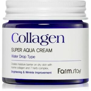 Farmstay Collagen Super Aqua hydratační pleťový krém 80 ml obraz