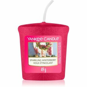 Yankee Candle Sparkling Winterberry votivní svíčka Signature 49 g obraz