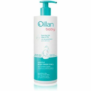 Oillan Baby Gentle Body Wash dětský mycí gel a šampon 3 v 1 400 ml obraz