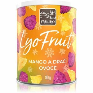 Farmland Lyo Fruit Mango a dračí ovoce mrazem sušené ovoce 80 g obraz