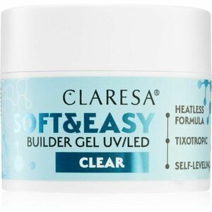 Claresa Soft&Easy Builder Gel podkladový gel na nehty odstín Clear 45 g obraz