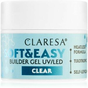 Claresa Soft&Easy Builder Gel podkladový gel na nehty odstín Clear 12 g obraz