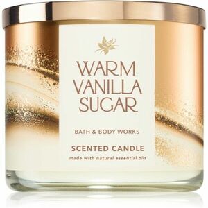 Bath & Body Works Warm Vanilla Sugar vonná svíčka 411 g obraz
