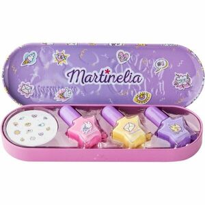 Martinelia Super Girl Nail Polish & Stickers Tin Box sada (pro děti) obraz