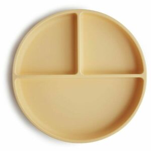 Mushie Silicone Suction Plate dělený talíř s přísavkou Daffodil 1 ks obraz