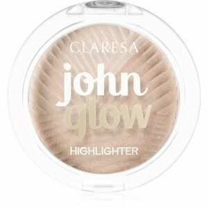 Claresa John Glow kompaktní pudrový rozjasňovač odstín 02 8 g obraz