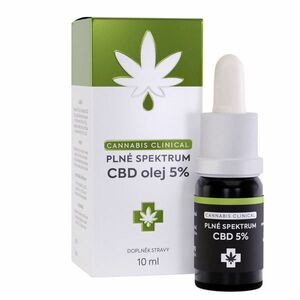Cannabis Clinical Plné spektrum CBD olej 5% 10 ml obraz