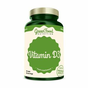 GreenFood Nutrition Vitamin D3 60 kapslí obraz