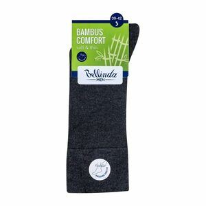 Bellinda BAMBUS Comfort vel. 39–40 pánské ponožky šedé obraz