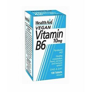 Health Aid Vitamin B6 10 mg 100 tablet obraz