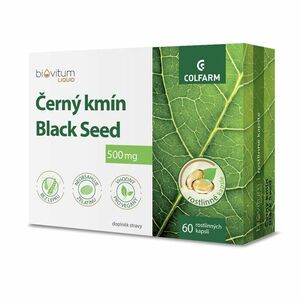 COLFARM Černý kmín Black seed 500 mg 60 kapslí obraz