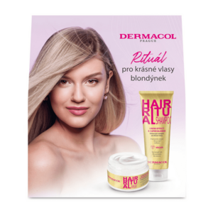 Dermacol Dárková sada vlasové péče pro blond vlasy Hair Ritual Blonde obraz