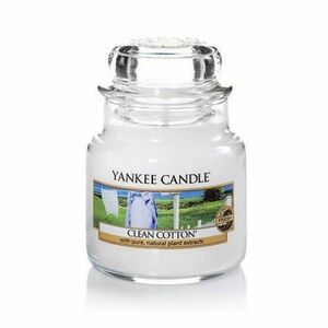 Yankee Candle Vonná svíčka Classic malý Clean Cotton 104 g obraz