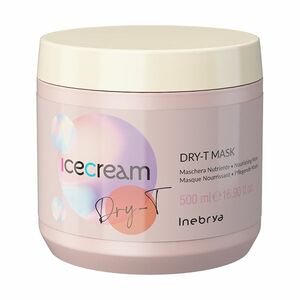 Inebrya Vyživující maska na suché, krepovité a chemicky upravené vlasy Ice Cream Dry-T (Nourishing Mask) 500 ml obraz