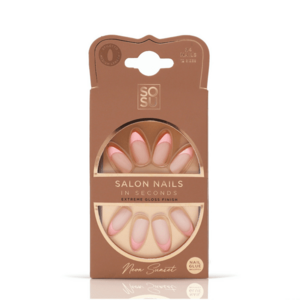 SOSU Cosmetics Umělé nehty Neon Sunset (Salon Nails) 24 ks obraz