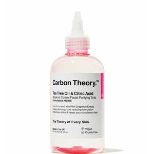 Carbon Theory Pleťové tonikum Tea Tree Oil & Citric Acid Breakout Control (Facial Purifying Tonic) 250 ml obraz