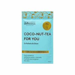 Delhicious Tělový peeling Coco-Nut-Tea For You (Coconut Black Tea Body Scrub) 100 g obraz