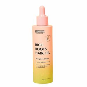 Delhicious Vlasový olej Rich Roots (Hair Oil) 100 ml obraz