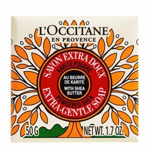 L`Occitane en Provence Jemné tuhé mýdlo Powdered Shea (Extra-Gentle Soap) 50 g obraz