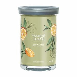 Yankee Candle Aromatická svíčka Signature tumbler velký Sage & Citrus 567 g obraz