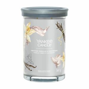 Yankee Candle Aromatická svíčka Signature tumbler velký Smoked Vanilla & Cashmere 567 g obraz